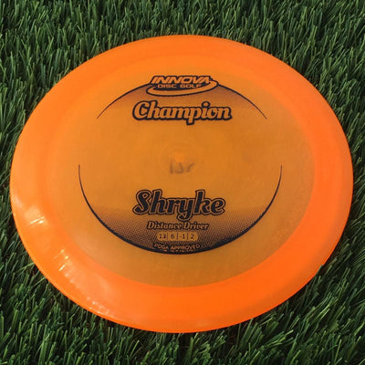 Innova Champion Champion Shryke with Circle Fade Stock Stamp - 172g - Translucent Orange