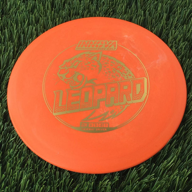 Innova DX Leopard with Burst Logo Stock Stamp - 146g Orange