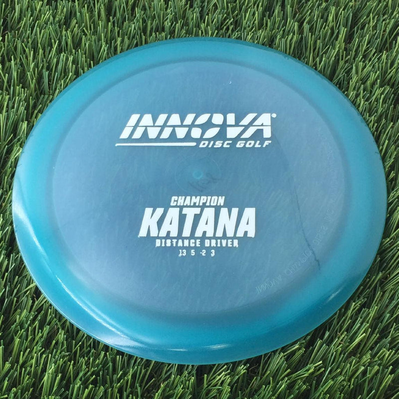 Innova Champion Katana with Burst Logo Stock Stamp - 168g - Translucent Green