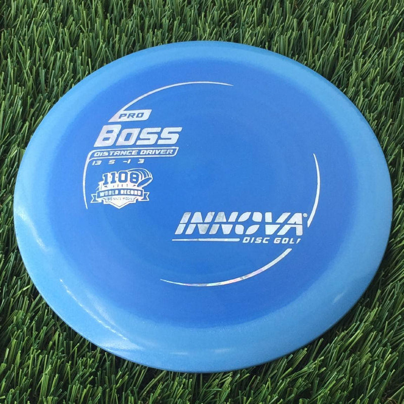 Innova Pro Boss with Burst Logo Stock 1108 Feet World Record Stamp - 162g Blue