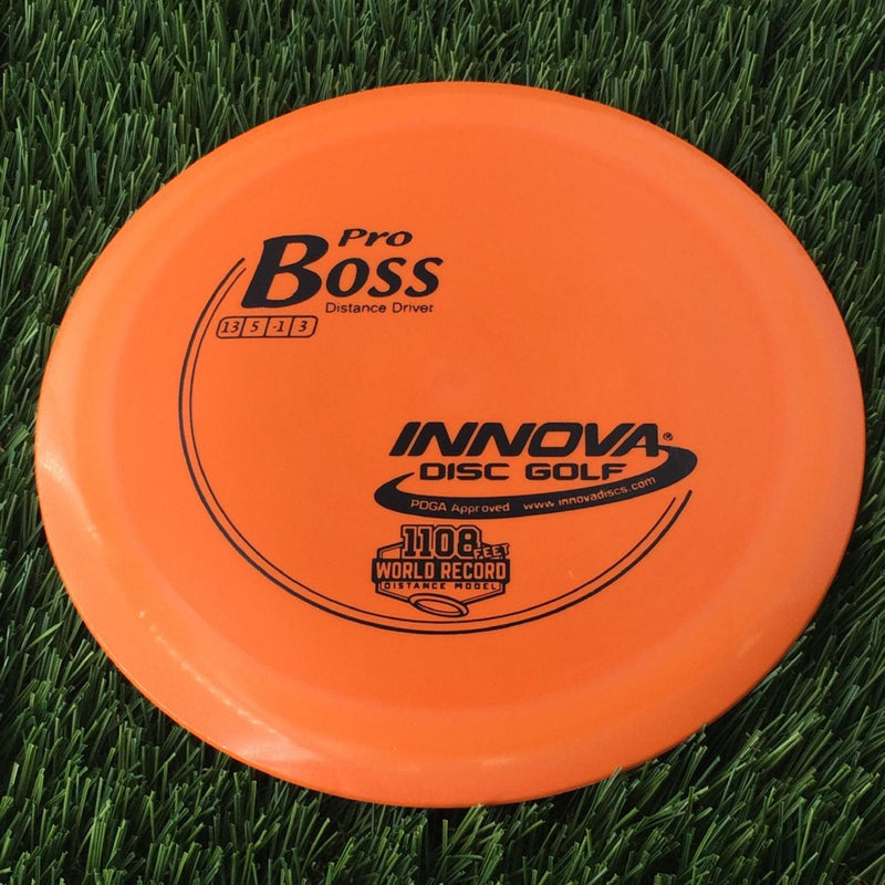 Innova Pro Boss with 1108 Feet World Record Distance Model Stamp - 171g Orange