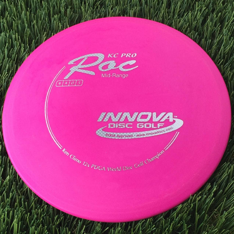 Innova Pro KC Roc with Ken Climo 12x PDGA World Disc Golf Champion Stamp - 177g Pink