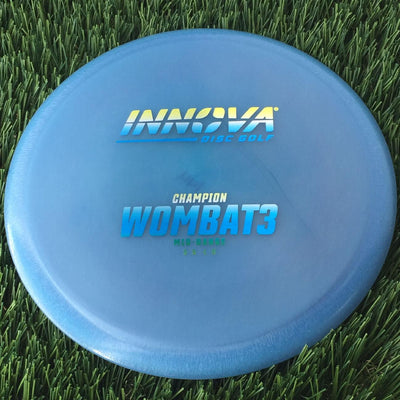 Innova Champion Wombat3 with Burst Logo Stock Stamp - 144g - Translucent Muted Blue