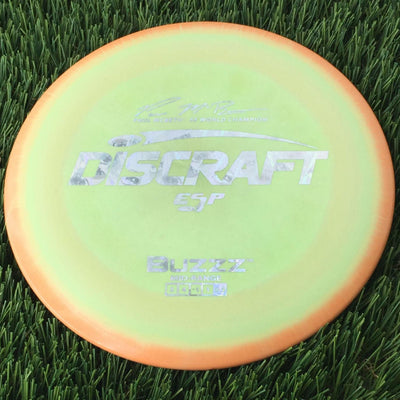 Discraft ESP Buzzz with Paul McBeth - 5x World Champion Signature Stamp - 180g Orangish Green