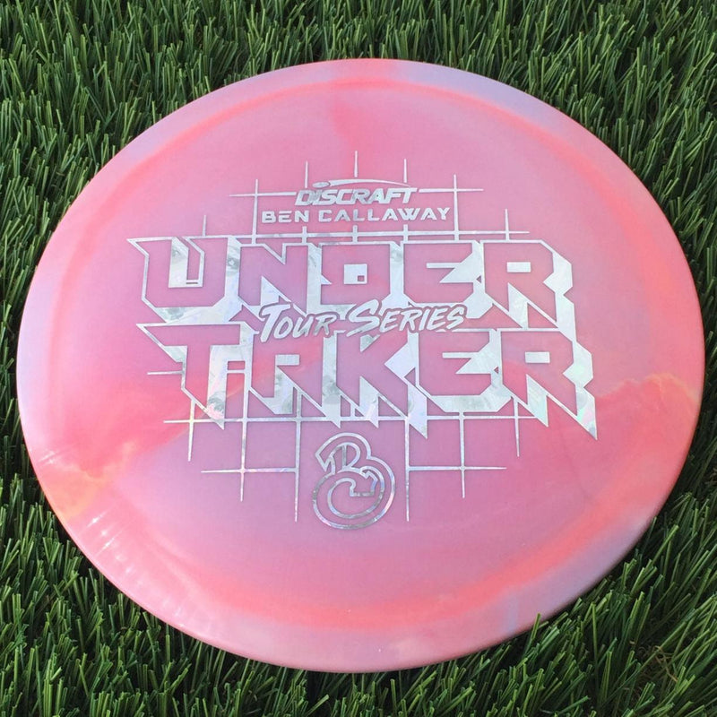 Discraft ESP Swirl Undertaker with Ben Callaway Tour Series 2022 Stamp - 174g Pink