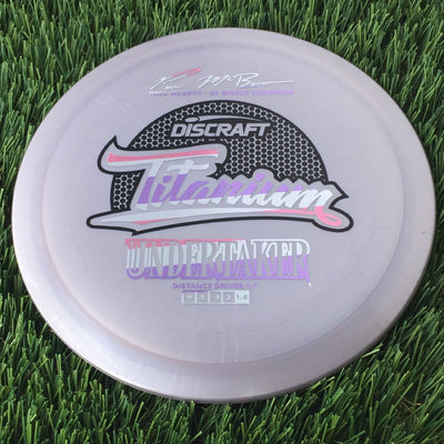 Discraft Titanium Undertaker with Paul McBeth - 5x World Champion Signature Stamp - 169g Pale Purple