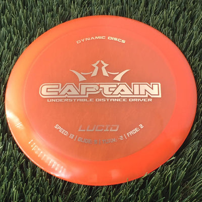 Dynamic Discs Lucid Captain - 173g - Translucent Orange