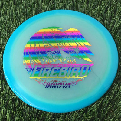 Innova Proto Glow Halo Champion Firebird with Nate Sexton 2024 Tour Series Stamp - 175g - Translucent Turquoise Blue