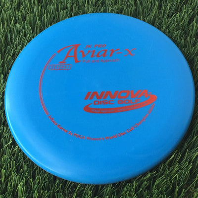 Innova Pro JK Aviar-x with Juliana Korver 5x PDGA Women's World Disc Golf Champion Stamp - 168g Blue