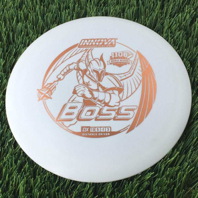 Innova DX Boss with 1108 Feet World Record Distance Model Stamp - 175g White