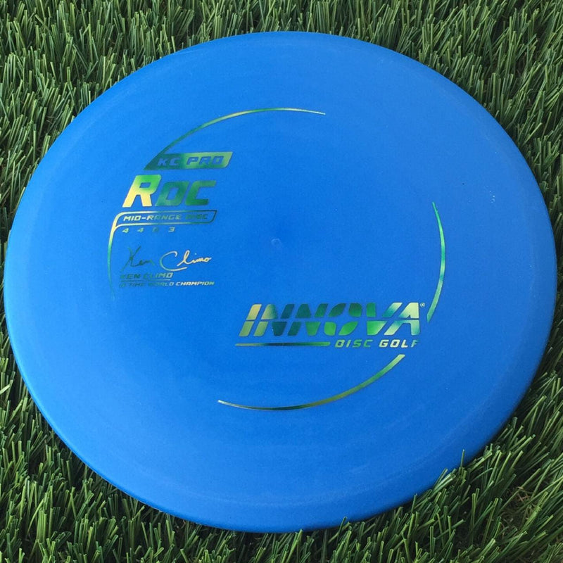 Innova Pro KC Roc with Ken Climo 12 Time World Champion Burst Logo Stamp - 177g Blue