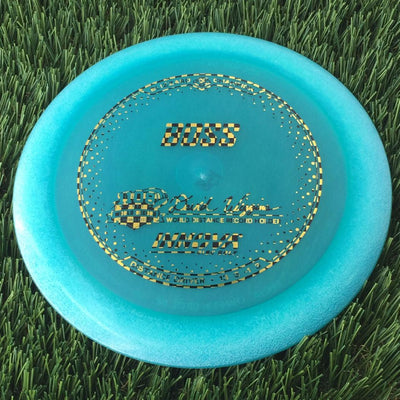 Innova Champion Blizzard Boss with 1108 Feet - David Wiggins - World Distance Record Holder Stamp - 158g - Translucent Blue