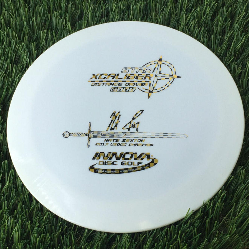 Innova Star Xcaliber with Nate Sexton 2017 USDGC Champion - Sexcaliber Stamp - 175g White