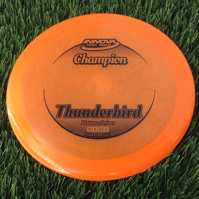 Innova Champion Thunderbird with Circle Fade Stock Stamp - 169g - Translucent Orange