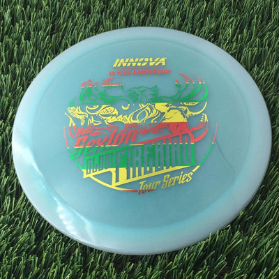 Innova Proto Color Glow Champion Firebird with Nate Sexton "Sexybird" 10 Year Anniversary Tour Series Stamp - 175g - Translucent Muted Blue