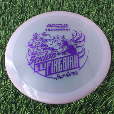 Innova Proto Color Glow Champion Firebird with Nate Sexton "Sexybird" 10 Year Anniversary Tour Series Stamp - 175g - Translucent Muted Purple