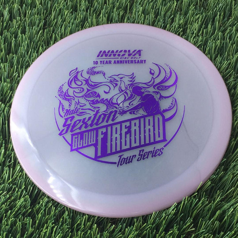 Innova Proto Color Glow Champion Firebird with Nate Sexton "Sexybird" 10 Year Anniversary Tour Series Stamp - 175g - Translucent Muted Purple