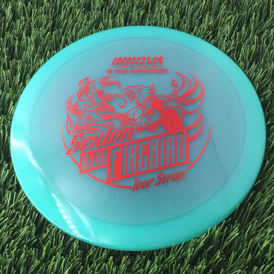 Innova Proto Color Glow Champion Firebird with Nate Sexton "Sexybird" 10 Year Anniversary Tour Series Stamp - 175g - Translucent Blue