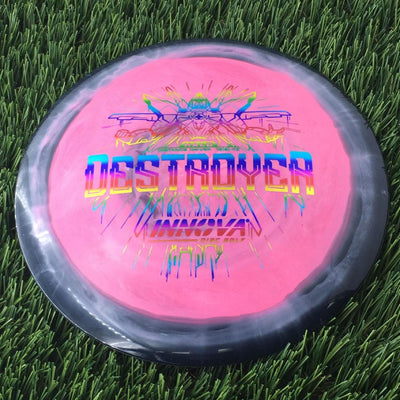 Innova Halo Star Destroyer with Burst Logo Stock Stamp - 175g Salmon Black