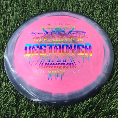 Innova Halo Star Destroyer with Burst Logo Stock Stamp - 175g Salmon Black