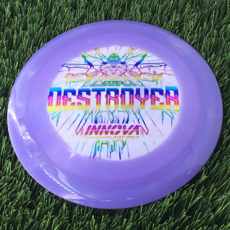 Innova Halo Star Destroyer with Burst Logo Stock Stamp - 167g Purple