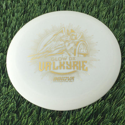 Innova DX Glow Valkyrie with Burst Logo Stock Character Stamp - 175g Glow