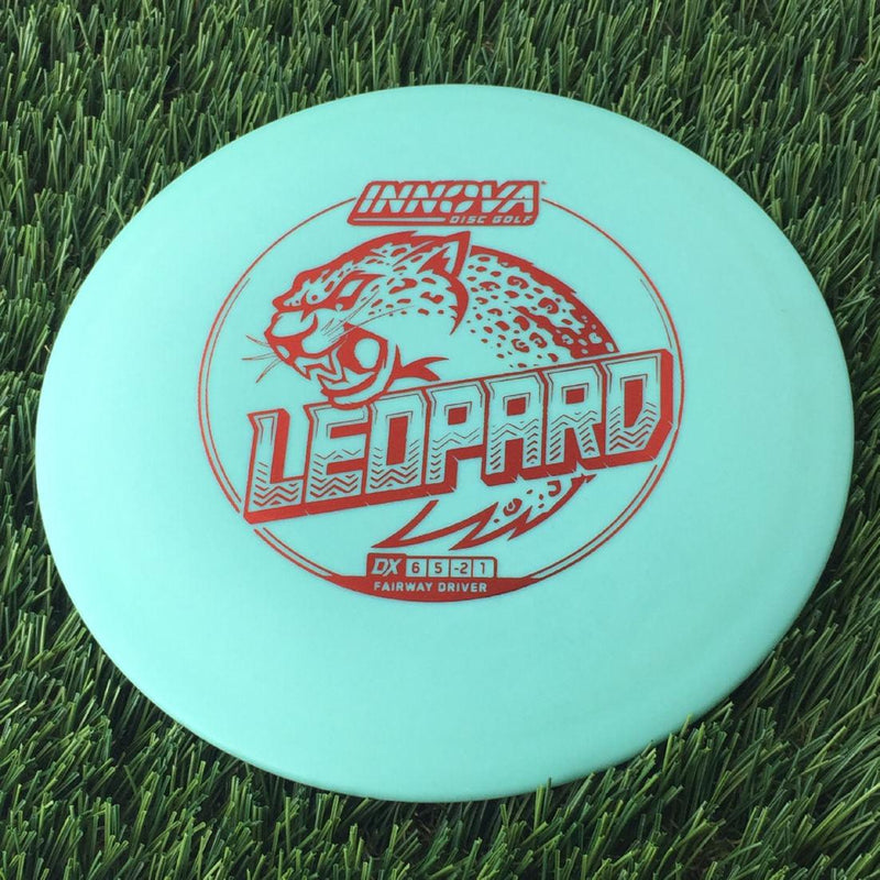 Innova DX Leopard with Burst Logo Stock Stamp - 137g Turquoise Blue