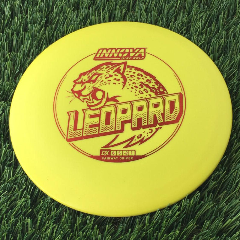 Innova DX Leopard with Burst Logo Stock Stamp - 139g Yellow