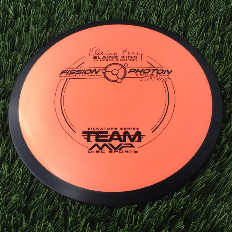 MVP Fission Photon with Elaine King 5x World Champion Stamp - 148g Light Orange