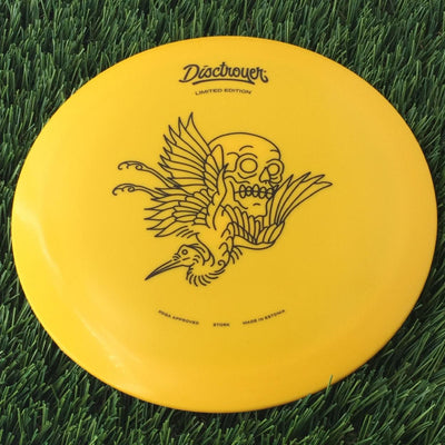 Disctroyer A-Hard Stork / Toonekurg FD-8 with Tattoo - Limited Edition Stamp - 173g Yellow