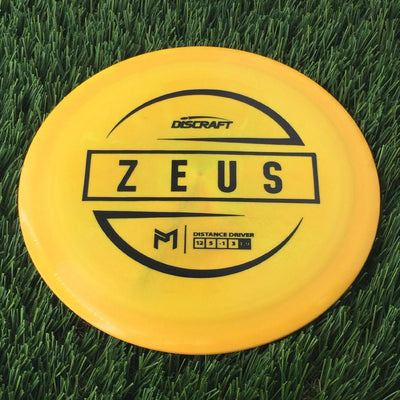 Discraft ESP Zeus with PM Logo Stock Stamp Stamp - 172g Yellow