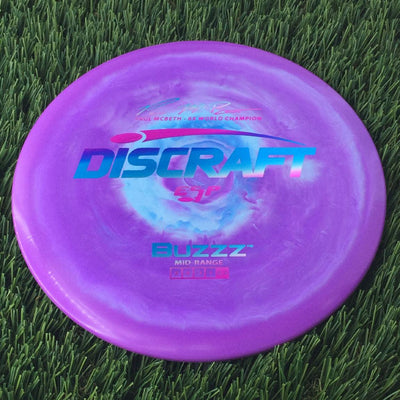 Discraft ESP Buzzz with Paul McBeth - 6x World Champion Signature Stamp - 177g Purple