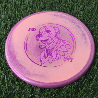 Prodigy 500 Spectrum A5 with Luke Humphries Joker of Discs 2023 Signature Series Stamp - 172g Purple