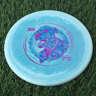 Prodigy 500 Spectrum A5 with Luke Humphries Joker of Discs 2023 Signature Series Stamp - 175g Pale Blue