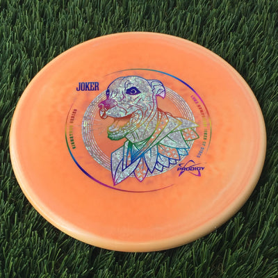 Prodigy 500 Spectrum A5 with Luke Humphries Joker of Discs 2023 Signature Series Stamp - 174g Orange