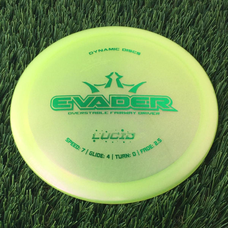 Dynamic Discs Lucid Glimmer Evader - 173g - Translucent Yellow