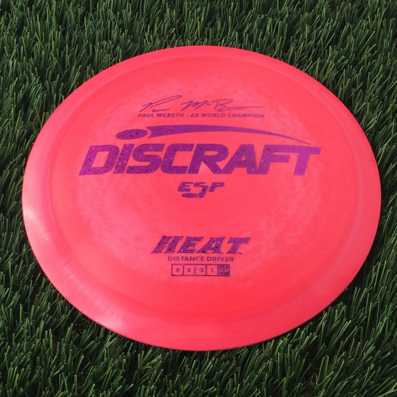 Discraft ESP Heat with Paul McBeth - 6x World Champion Signature Stamp - 174g Bright Pink