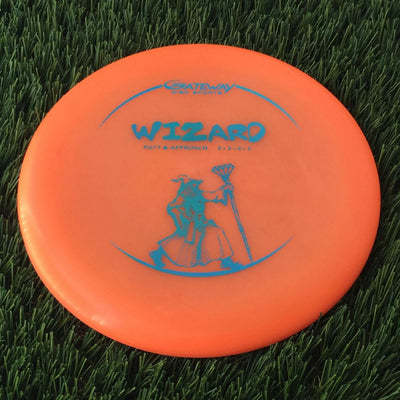 Gateway Diamond Wizard with Walking Wiz Stamp - 176g - Translucent Orange