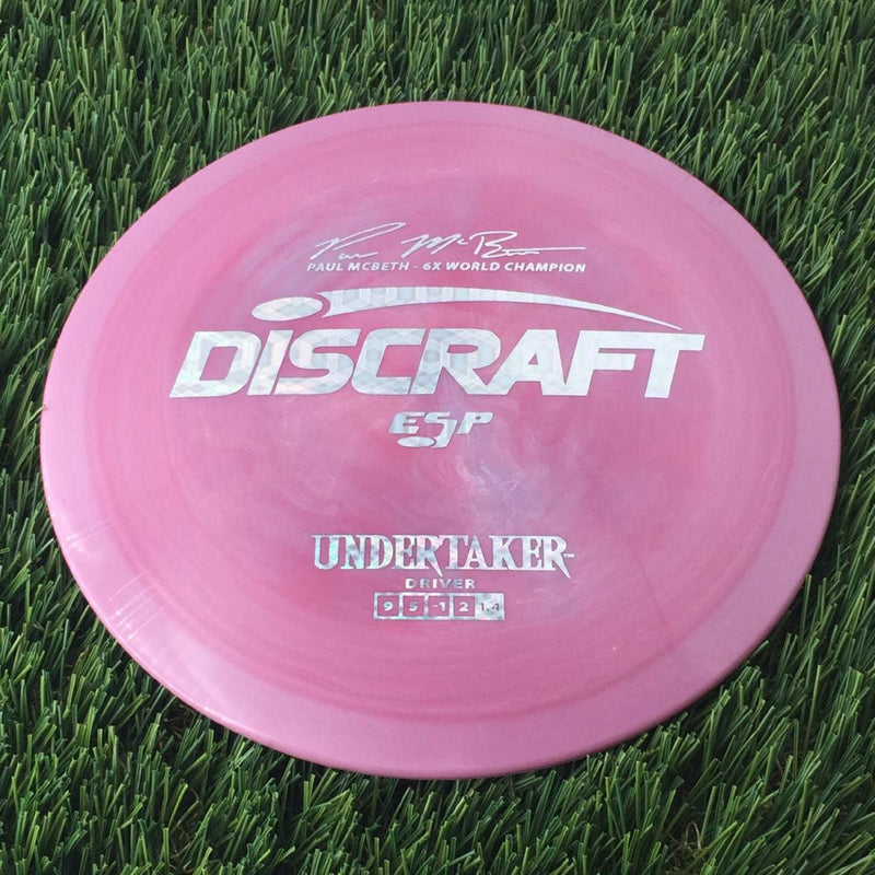 Discraft ESP Undertaker with Paul McBeth - 6x World Champion Signature Stamp - 172g Dark Purple