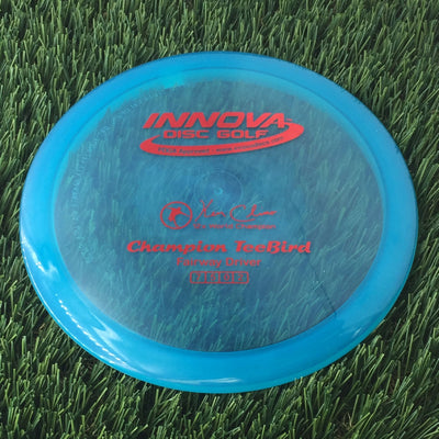 Innova Champion Teebird with Ken Climo 12x World Champion Stamp - 175g - Translucent Blue