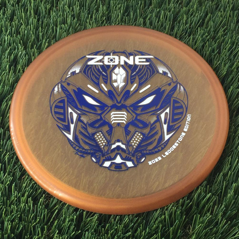 Discraft Elite Z Color Shift Zone with 2023 Ledgestone Edition - Wave 3 Stamp - 174g - Translucent Pale Orange