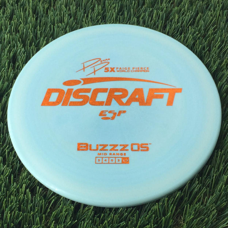 Discraft ESP BuzzzOS with PP 29190 5X Paige Pierce World Champion Stamp - 174g Light Blue