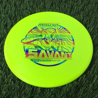 Innova Star Savant with Burst Logo Stock Stamp - 171g Lime Green