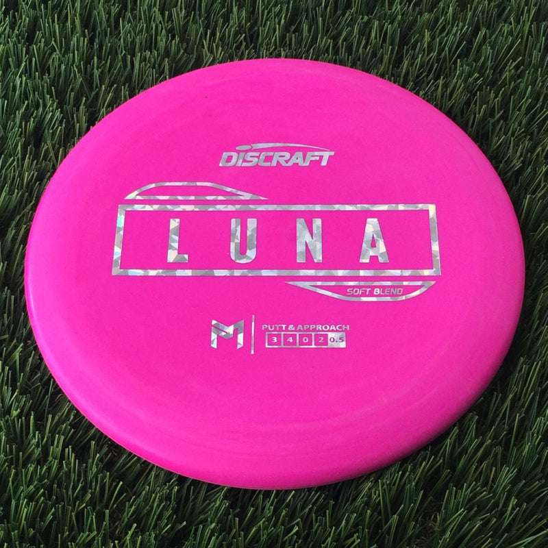 Discraft Putter Line Soft Luna with PM Logo Stock Stamp Stamp - 171g Pink