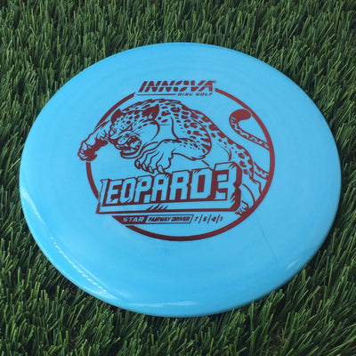 Innova Star Leopard3 with Burst Logo Stock Stamp - 175g Blue