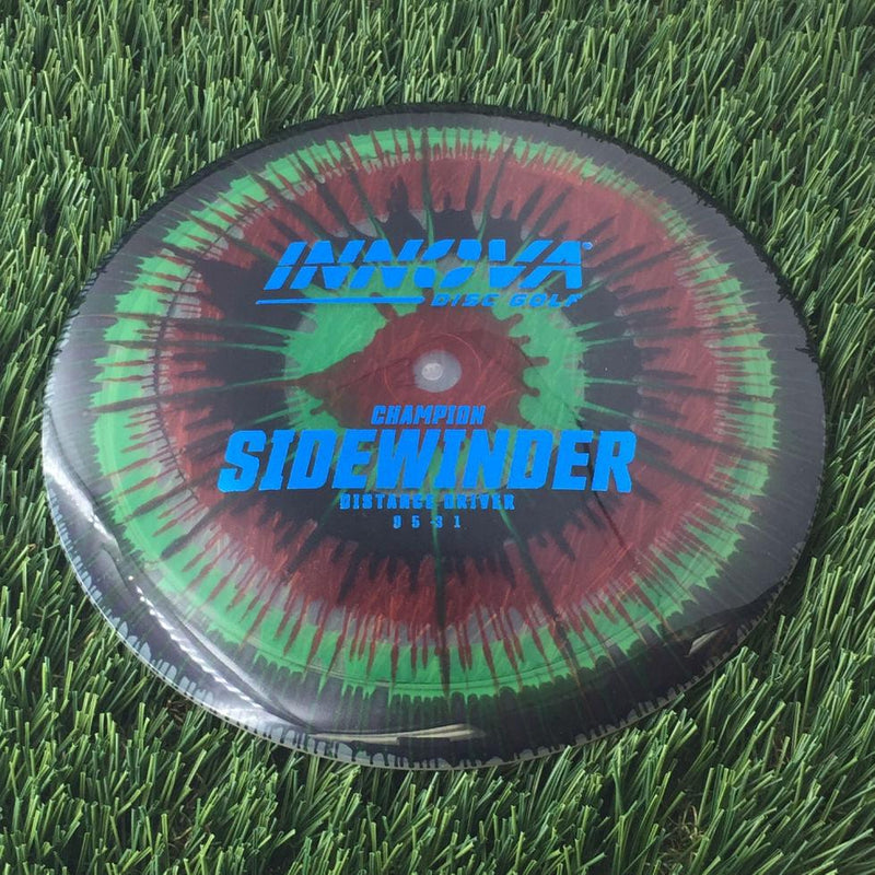 Innova Champion I-Dye Sidewinder with Burst Logo Stock Stamp - 169g - Translucent Dyed