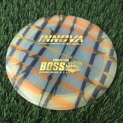 Innova Champion I-Dye Boss with Burst Logo Stock 1108 Feet World Record Stamp - 172g - Translucent Dyed