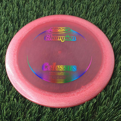 Innova Champion Colossus with Circle Fade Stock Stamp - 168g - Translucent Red