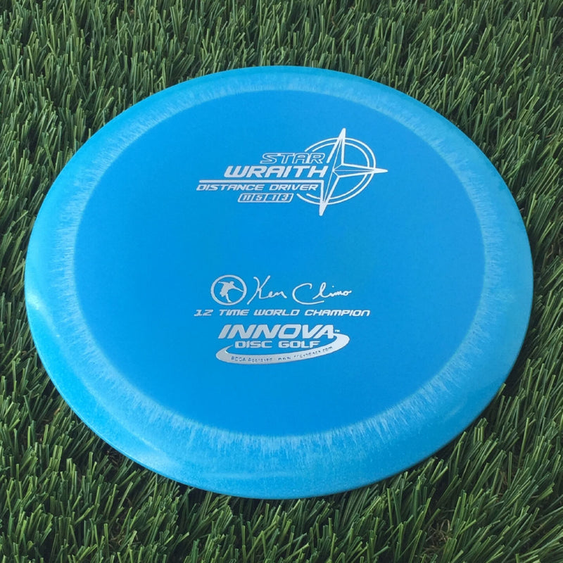 Innova Star Wraith with Ken Climo 12 Time World Champion Signature Stamp - 138g Blue