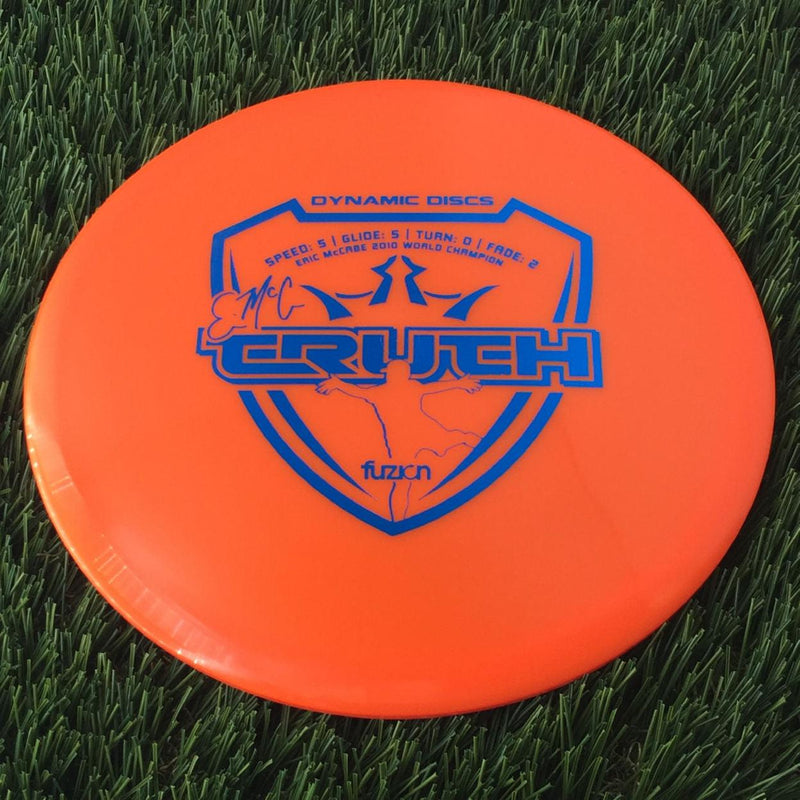 Dynamic Discs Fuzion EMAC Truth with Eric McCabe 2010 World Champion Stamp - 178g Orange